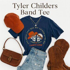 Oliver & Otis XL Country Graphic Tee “I Ain’t Lyin’” Tyler Childers Lyric